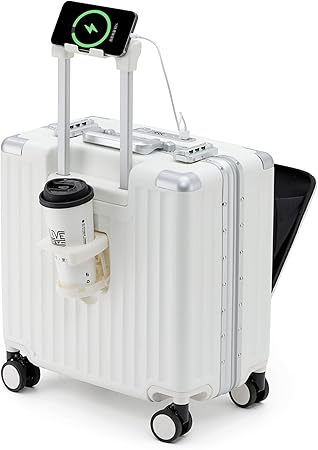 新品　DIKA スーツケース　シルバー　 機内持ち込み　 Sサイズ　 40L Amazon | [DIKA] 2024高機能！スーツケース ストッパー付き